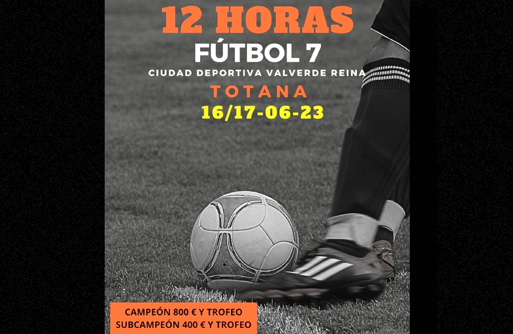 Las 12 Horas de Fútbol-7 se disputarán los días 16 y 17 de junio